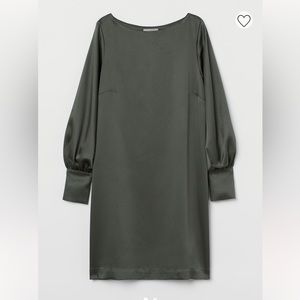 BNWT Boat-neck Satin Dress (M)